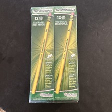 Dixon Ticonderoga 2 HB pencils 6 boxes 12 per pack 72 total wrapped 1/2 gross