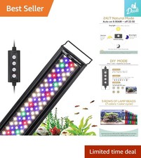 High Quality 42W LED Aquarium Light with Timer Remote Control for Modern Tanks