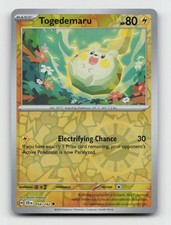 Togedemaru 54/142 Uncommon SCR Stellar Crown Pokemon Reverse Holo Near Mint