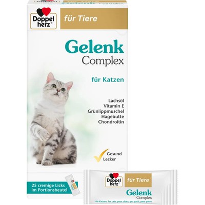 DOPPELHERZ für Tiere Gelenk Complex Port.B.f.Katze 25 St PZN 17305672