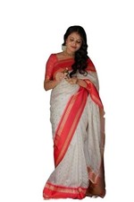 Women's Kanjivaram Soft Silk Banarasi Sarees With Blouse Piece