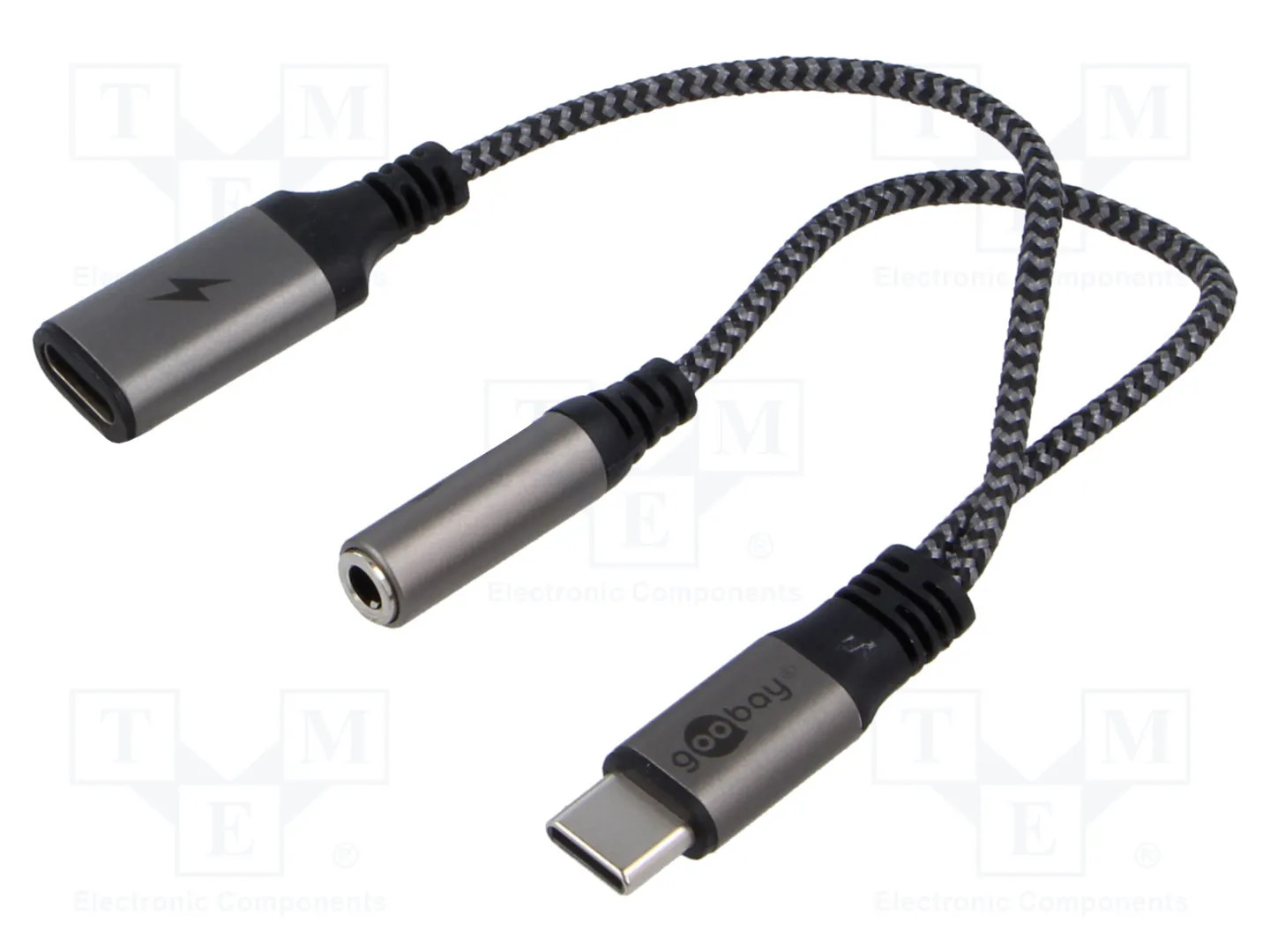 Goobay Nom : Câble Usb-C Vers Usb-C + Jack 3.5 Mm (M/F) - Image 2