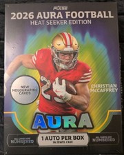 2026 PULSE AURA FOOTBALL Heat Seeker Edition 1 Encased Autograph Card BRAND NEW!