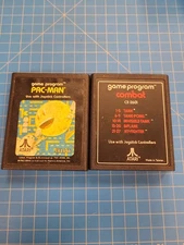 Atari Pac-Man Combat Game Cartridge Bundle CX2646 CX2601 Video Game Cartridges