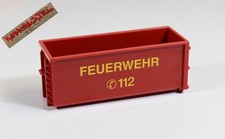 Herpa 1:87 H0 - Abrollcontainer, Abrollmulde "Feuerwehr" - ohne OVP - G 993