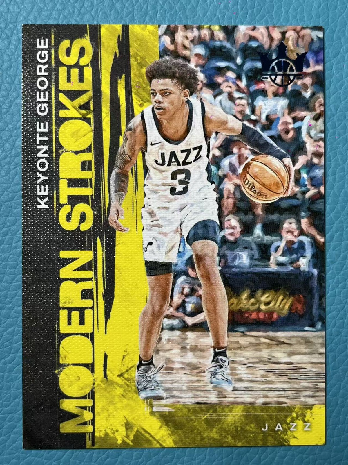 Keyonte George 2023-24 Panini Court Kings 78/99 Modern Strokes Jazz #30