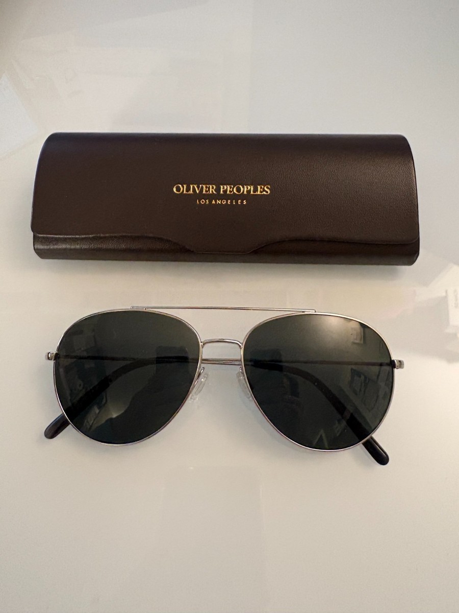 OLIVER PEOPLES Airdale Aviator Midnight Express Polarized Sun 58mm