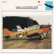 FOKKER S.11 INSTRUCTOR, TRAINER, NETHERLANDS ~ (D1 075 20-12)