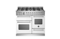 Bertazzoni MAS106L3EBIC 100cm Dual Fuel Range Cooker - Matt White RRP £3,499