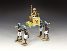 AE099 - The Pharaoh  s New Sedan Chair Set - Ancient Egypt - King and Country