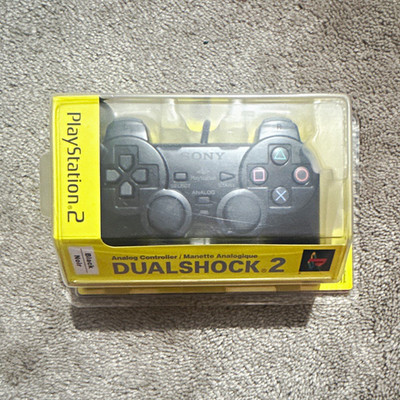 Sony DualShock 2 Wired Analog Vibration Controller Black PS1/PS2 SCPH-10010U