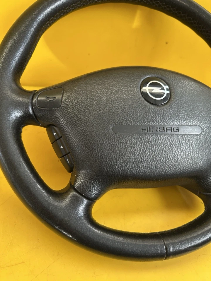 Opel VECTRA B Leder Lenkrad mit Airbag  90539569 - Bild 4 von 4