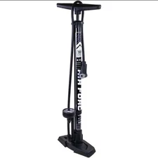 Serfas Bicycle Tire Pump FP-T1 Air Force Tier One Floor Pump Black/White