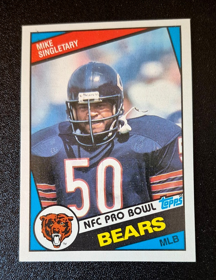 1984 TOPPS Football Card #232 Mike Singletary Chicago Bears NM 84
