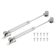 2 Pcs 20N/4lb Gas Struts for Cabinets Wood Gas Spring Shocks Silver