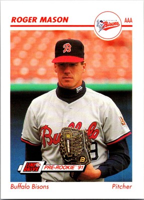 Roger Mason 1991 Line Drive AAA #33 Buffalo Bisons