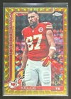 2025 Topps Chrome Travis Kelce Image Variation Gold Geometric Refractor SP #/50