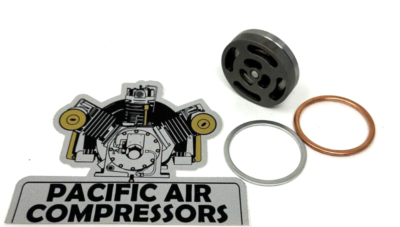 #ad Z115 Z 115 CHAMPION HIGH PRESSURE EXHAUST VALVE ASSEMBLY W GASKETS $44.59