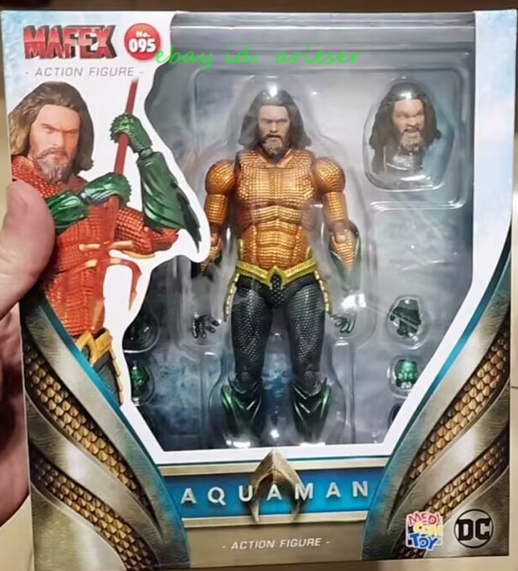 Perfect Medicom Mafex No.095 Aquaman Aquaman Action Figure New In