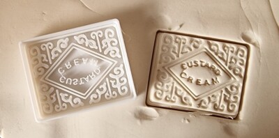 Kleine Puddingcreme Keks-/Keksausstecher, Afternoon Tea, klassischer britischer Keks