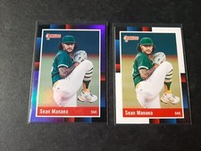 2022 Panini Donruss Baseball Sean Manaea Purple #254 '88 Retro/Base Card #254 