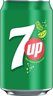 Eiswagen 7 up Dose Aufkleber Sprudelgetränk Gastronomie Anhänger Laden Cafe Pop Decal