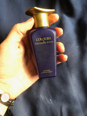 Colours By Alexander Julian After Shave Splash 1.7oz no box, full bottle, rare