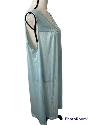 Vanity Fair Blue Women’s Size XXL Night Gown Made In USA - Picture 4 of 7