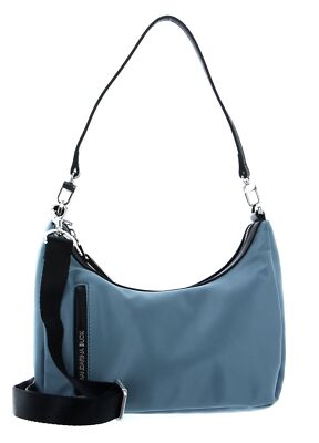 MANDARINA DUCK Hunter Crossover Umhängetasche Tasche Summer Fog blaugrau schwarz