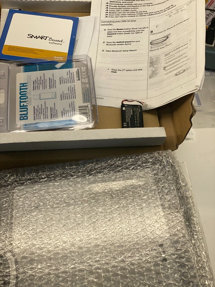 2PCS Smart Tech Airliner WS100-R1 Bluetooth Slate Touchpad Grey/Tablet Stylus - Image 3 of 4