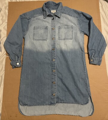 Porridge Denim Button Up Shirt Dress Womens Size Small Condition Is Used |  eBay