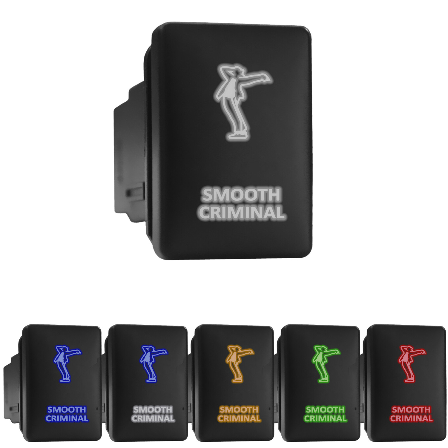SMOOTH CRIMINAL LED Push Button Direct Replacement for TOYOTA