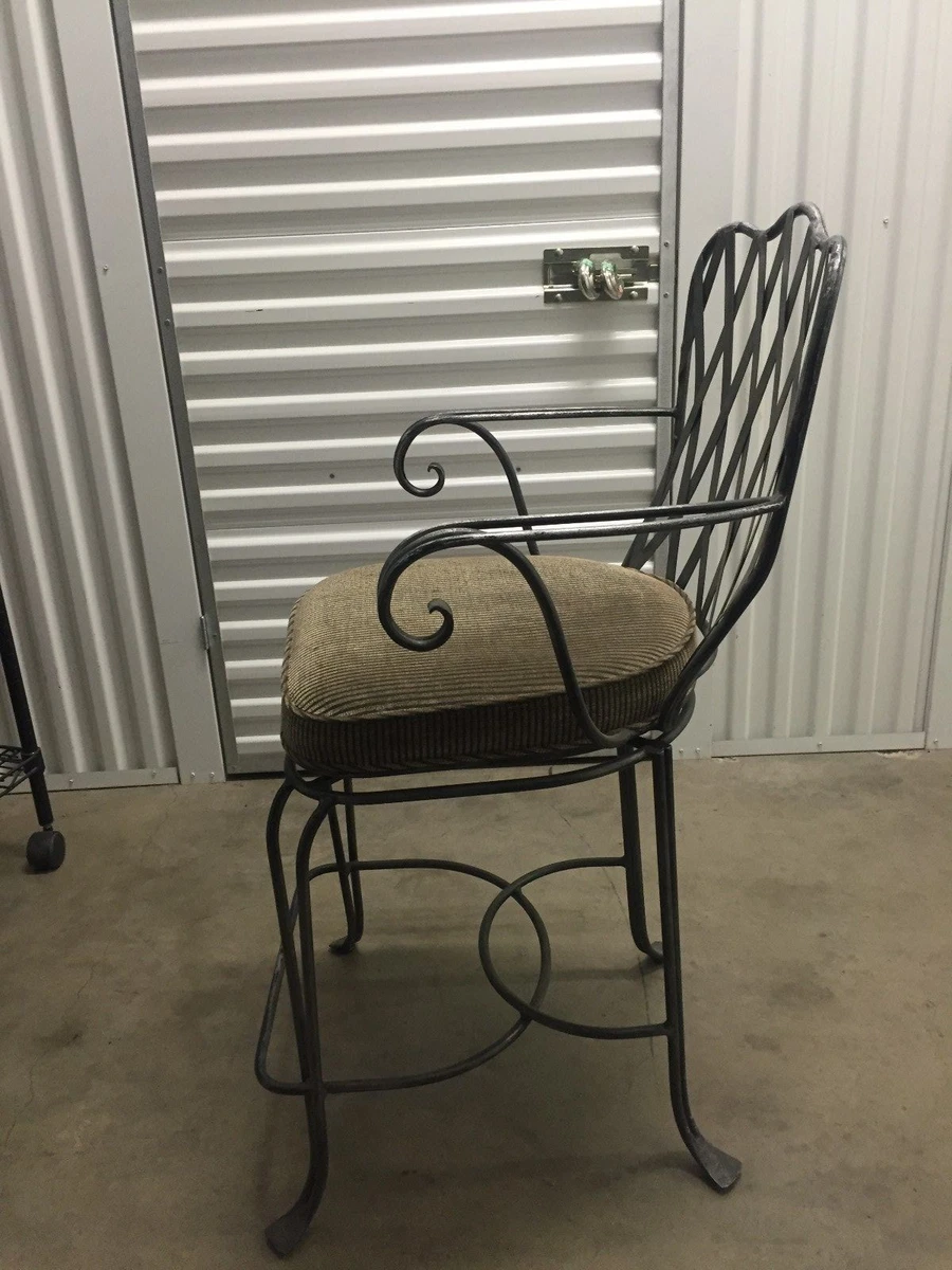 Wrought iron sale counter height stools