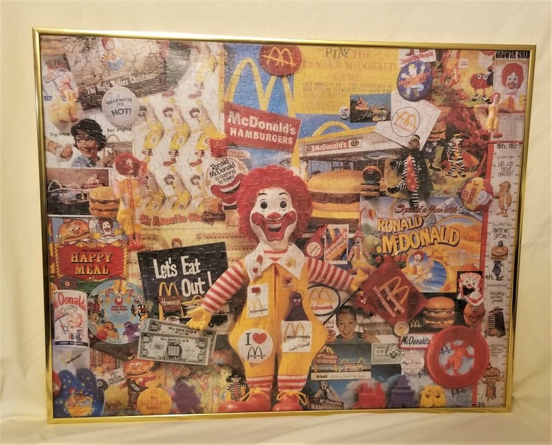 McDonald's 1991 Springbox by Hallmark Framed 1000 Piece Puzzle