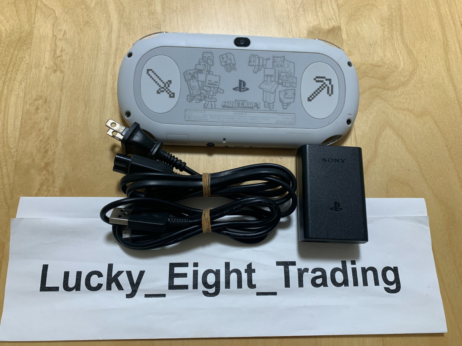 Ps Vita Minecraft Special Edition Pchj Console Charger Psv Slim Cc Ebay