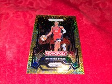2024 WNBA MONOPOLY PRIZM #38 BRITTNEY SYKES GOLD MILLIONAIRE SHIMMER 206/500