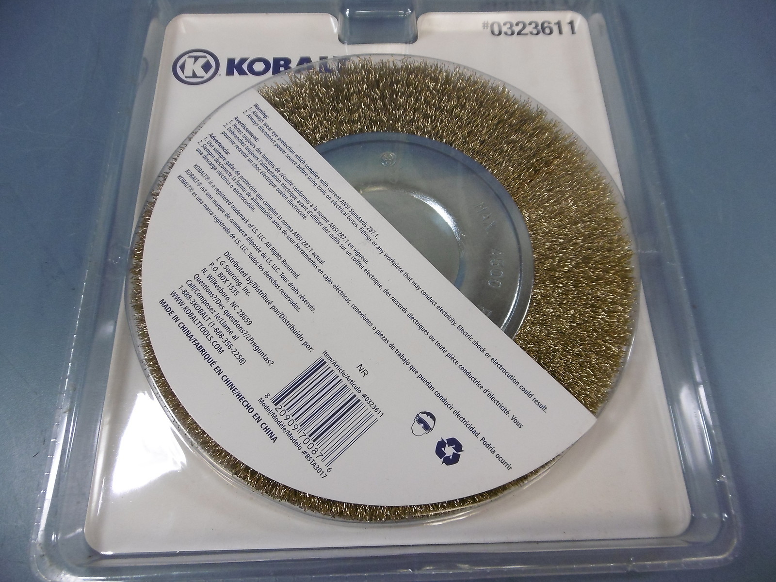 Kobalt 0323611 8" Inch Wire Wheel Brush eBay