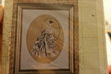 "The Bride" Lavender Lace Cross Stitch Chart