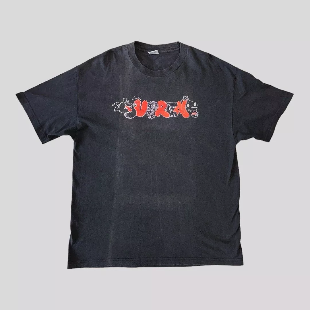 T shirt logo Supreme FW11 Kaws Bubble taille XL