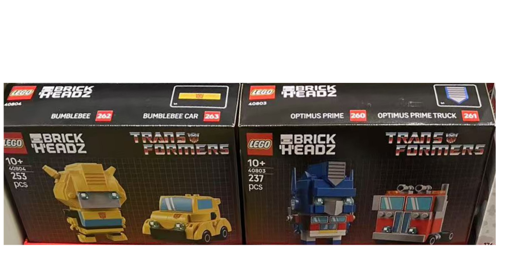 LEGO Brickheadz Transformers 40803 Optimus Prime + 40804 Bumblebee