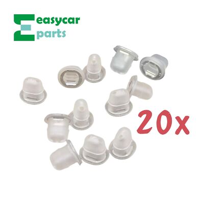 20Pcs Interior Trim Moulding Clip Retainer for BMW E38 E39 E90 E91 51458161557