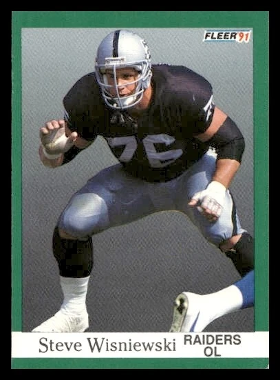 Steve Wisniewski trading card