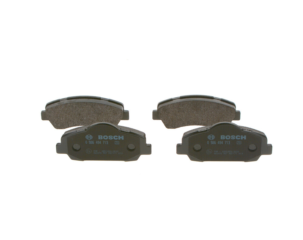 Plaquettes Frein Avant Bosch BP758 - Jeu De 4 Sans Cuivre Et Silencieuses