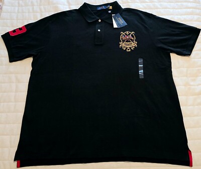 NWT Polo Ralph Lauren Shirt Equestrian Horse Challenge Cup Crest