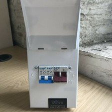 Live Electrical 100A 2 Usable Way Metal Clad Consumer Unit + 2 MCB's
