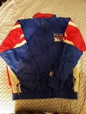 Ny Rangers VINTAGE STARTER jacket wind-breaker with hood