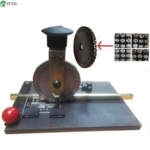 Manual Marking Machine Metal Plate Printer Handheld Label Stamping ...