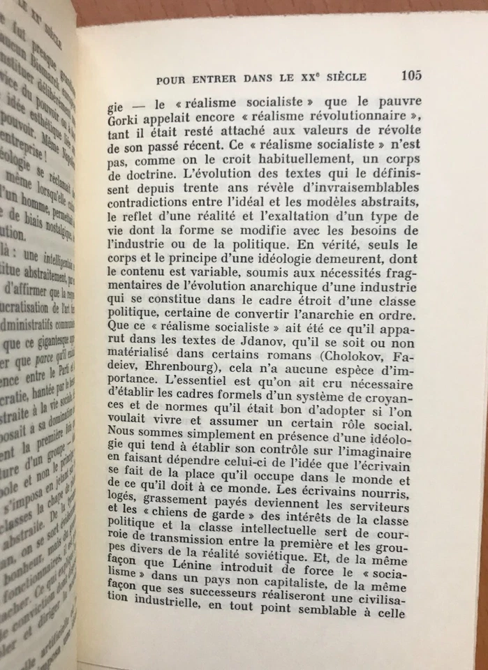 Pour entrer dans le XXème siècle - Jean Duvignaud - 1960 ENVOI AUTEUR - Photo 4/4
