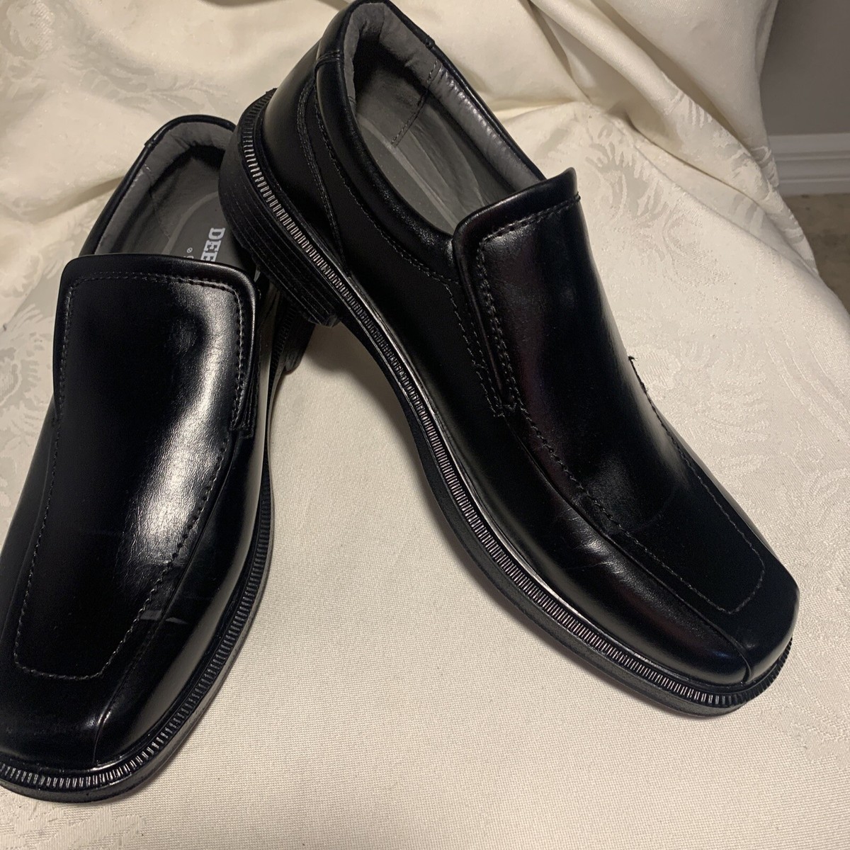 Deer Stags Mens 11 M Greenpoint Loafer Dress Shoes Black 