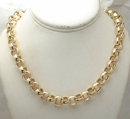 Collana Catena Rolò 50 Cm Oro Giallo 9k - Foto 8